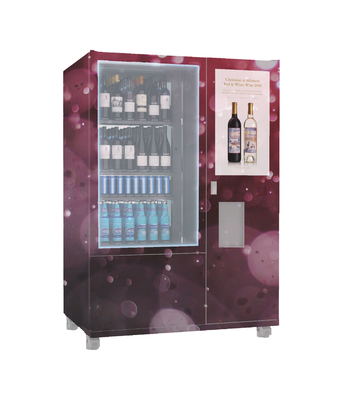 Máquina expendedora del vino del elevador del pago del QR Code teledirigida