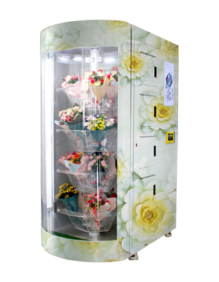 Máquina expendedora elegante de enfriamiento de Winnsen del armario para las flores