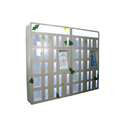 Pantalla táctil grande automática industrial de los armarios de las puertas que vende transparentes