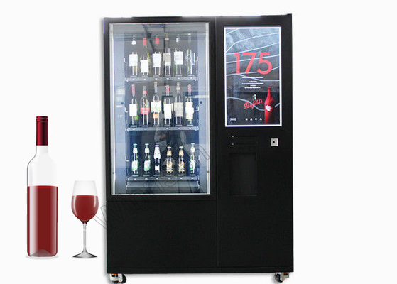 Verificación elegante de Champagne Wine Vending Machine Age del refrigerador del pago