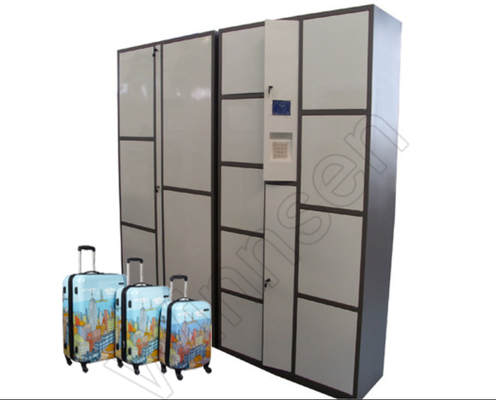 Almacenamiento del equipaje del sistema de los armarios del depósito de la playa del hotel de la piscina del aeropuerto con el sistema remoto