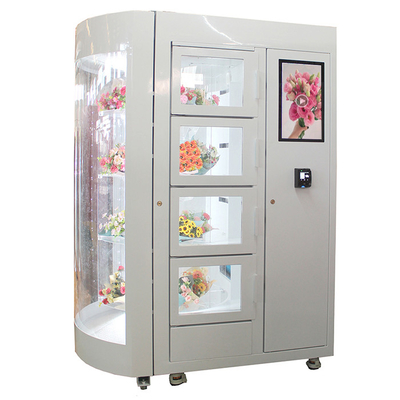 Máquina expendedora Rose With Temperature Controller fresca de la flor de la publicidad del LCD