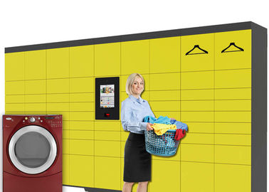 calidad  Self Service Intelligent Digital Laundry Locker with SMS Message Sending Indoor fábrica