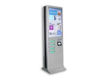 calidad  Chargeable Digital Signage Cell Phone Charging Lockers 43 Inch Big Lcd Screen fábrica