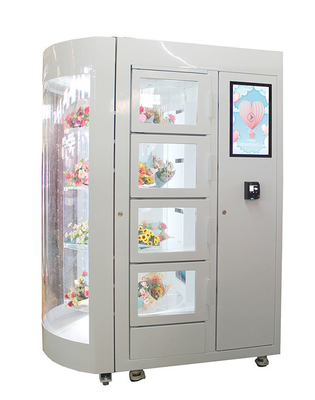 Ramo Rose Flores Smart Card Payment de Mini Mart Flower Vending Lockers Machine