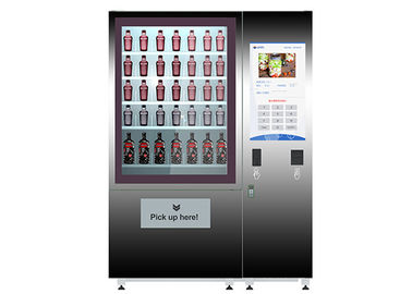 Ensalada de encargo en una máquina expendedora sana del pago de la tarjeta de Bill de la moneda de la máquina expendedora del tarro