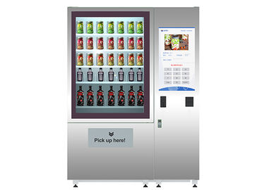 Máquina expendedora vegetal de la ensalada de fruta del OEM del ODM con el elevador y el refrigerador