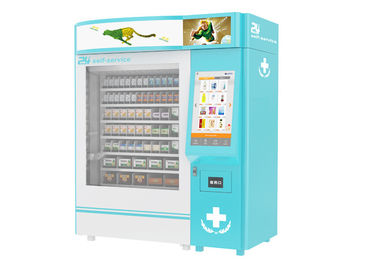 Quiosco de la máquina expendedora del suministro médico de la salud de la salud del campus con la pantalla grande de la publicidad