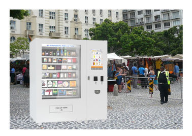 Máquina expendedora automática de la bebida del agua del café de los snacks con la pantalla táctil de la publicidad