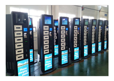 Quiosco de la estación de carga del dispositivo móvil de los casinos de las barras públicas con la pantalla LCD de la publicidad de 19 pulgadas