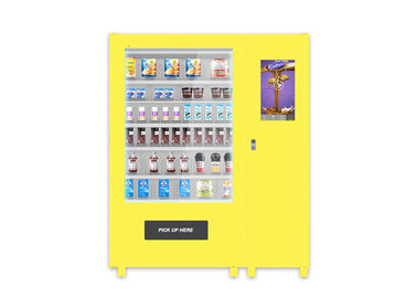 Máquina expendedora auto de gama alta del alimento del elevador para el chocolate del bocado de la magdalena con el modelo del pago