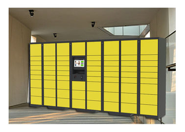 Estación de autobuses del aeropuerto Casilleros de equipaje inteligentes, taquillas de múltiples cajas de diseño moderno