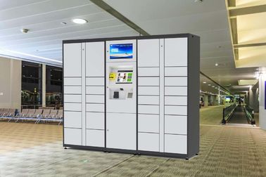 Armarios de equipaje de Winnsen para el uso interior del lugar público con los dispositivos multi del pago de la pantalla de la publicidad opcionales