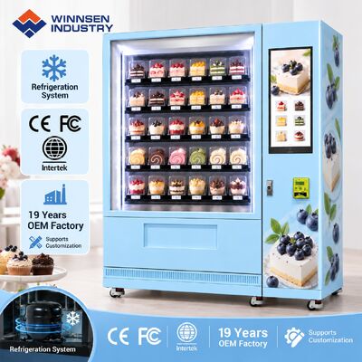 Calidad Winnsen Bread and Pastry Vending Machine for Airport Metro Station Hotel Lobby fábrica