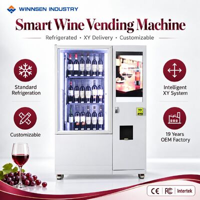 Calidad Máquina expendedora de vinos Winnsen para el lobby del hotel Restaurante Bar de autoservicio Bebidas Premium fábrica