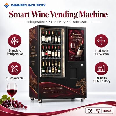Calidad Winnsen OEM ODM Custom Wine Vending Machine with Cloud Management CE FCC Certified fábrica