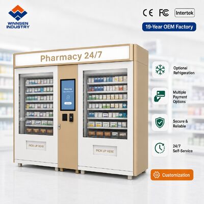 Calidad Winnsen Clinic Pharmacy Vending Machine Prescription Pickup Locker for Medical Center fábrica
