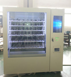 Mini máquina expendedora de productos electrónicos para el consumidor con color blanco de transportadores