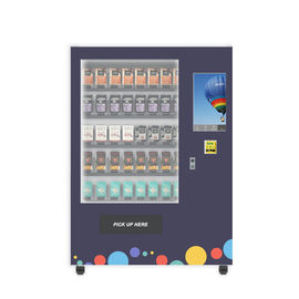 Máquina expendedora de la comida del pago de la tarjeta de Bill de la moneda para las bebidas del bocadillo con la exhibición de la publicidad