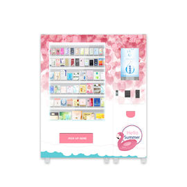 armario cosmético de las máquinas expendedoras del mini del centro comercial café del té con pantalla táctil de 22 pulgadas