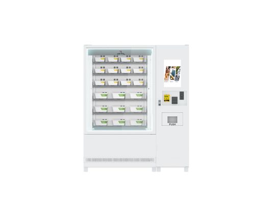 Máquina expendedora automática de la bebida del agua del café de los snacks con la pantalla táctil de la publicidad