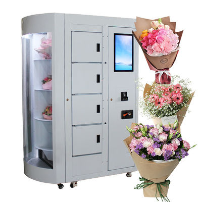 Máquina expendedora floral de la segregación de la tienda del colmado con el humectador