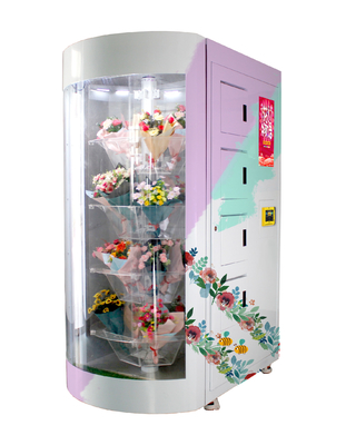 Armario de enfriamiento Smart de Winnsen de la máquina expendedora automática de la flor
