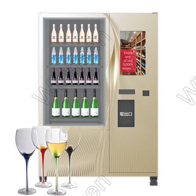 Transportador Mini Champagne Vending Machine Winnsen de la tarjeta de crédito