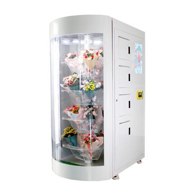 Lector de tarjetas inteligente de la máquina expendedora de la flor de la refrigeración For Market
