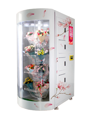 Tipo máquina expendedora floral del Lcd de la tienda de la pantalla táctil
