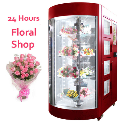 La máquina expendedora de la entrega de la flor fresca preservó a Rose Carnation Jasmine