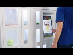 High Tech que refresca la máquina expendedora refrigerada del huevo del armario para la comida fresca