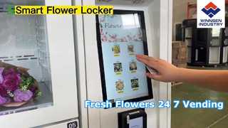 Casillero expendedor de flores frescas Winnsen con refrigerador y humidificador